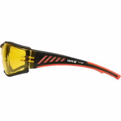 Yato YT-73621 lunette de sécurité Lunettes de sécurité EVA (Acétate de vinyle d'éthylène), Polypropylène (PP) Noir, Jaune