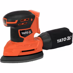 Yato YT-82755 ponceuse portative Ponceuse orbitale aléatoire 11000 tr/min Noir, Orange