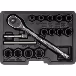 Yato YT-05897, Acier, 16 pièce(s)