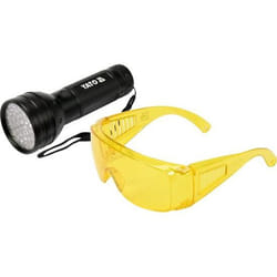 Yato YT-08581 torche et lampe de poche Noir Lampe frontale UV LED