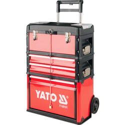 Yato YT-09101 boite à outils Caisse à outils Métal Noir, Rouge