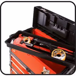 Yato YT-09101 boite à outils Caisse à outils Métal Noir, Rouge
