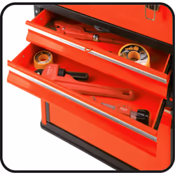 Yato YT-09101 boite à outils Caisse à outils Métal Noir, Rouge - Vue supplémentaire 4