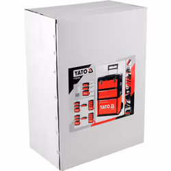 Yato YT-09102 boite à outils Boîte à outils Aluminium, Métal, Plastique Noir, Rouge - Vue supplémentaire 7