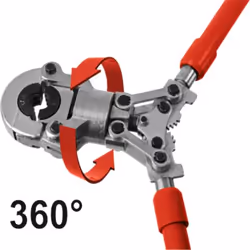 Yato YT-21735 outil de sertissage manuel hydraulique Rouge Acier 360°