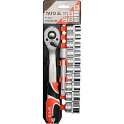 Yato YT-38821 Ensemble de clés à douille 12 pièce(s)