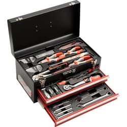 Kit d'outils avec boîte en métal et tiroirs Yato YT-38951 80 unités
