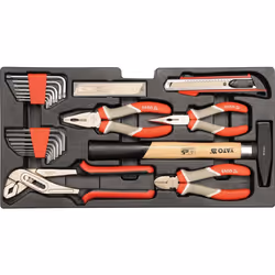 Kit d'outils avec boîte en métal et tiroirs Yato YT-38951 80 unités - Vue supplémentaire 12