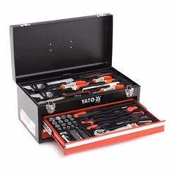 Kit d'outils avec boîte en métal et tiroirs Yato YT-38951 80 unités - Vue supplémentaire 4