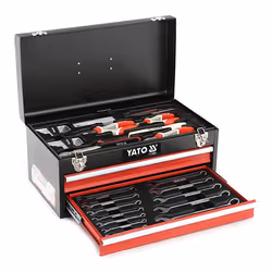 Kit d'outils avec boîte en métal et tiroirs Yato YT-38951 80 unités - Vue supplémentaire 7