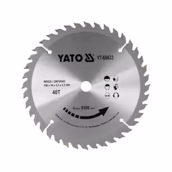 Yato YT-60633, Plastique, Bois, 19 cm, 1,6 cm, Pointe au carbure de tungstène (TCC), 8500 tr/min, 1 pièce(s)