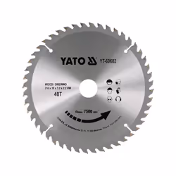 Yato YT-60682, Plastique, Bois, 21,6 cm, 3 cm, Pointe au carbure de tungstène (TCC), 2,2 mm, 7500 tr/min