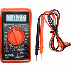 Yato YT-73080, LCD, Batterie, 9V, 9 V, 126 mm, 70 mm