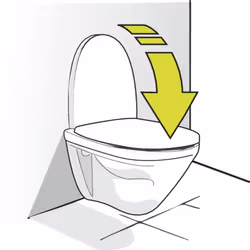 FALA 75470 siège de toilette Acier inoxydable