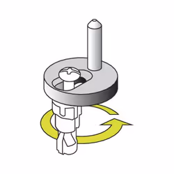 FALA 75470 siège de toilette Acier inoxydable