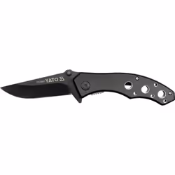 Yato YT-76051, Couteau à lame verrouillable, Camper/scout, Pointe centrale, Acier inoxydable, Aluminium, Acier inoxydable, No ...