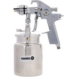 VOREL Pistolet de pulvérisation HVLP avec godet à liquide 1000 ml