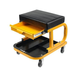 Yato 81824 chaise d'extérieur Acier Noir, Jaune