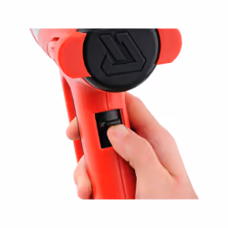 Yato YT-82288 pistolet thermique Pistolet d’air chaud 500 l/min 550 °C 2000 W Noir, Rouge