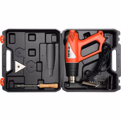Yato YT-82291 pistolet thermique Pistolet d’air chaud 500 l/min 550 °C 2000 W Noir, Rouge