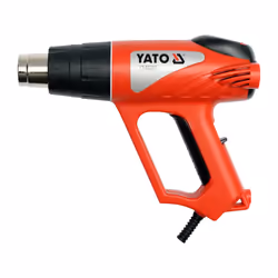 Yato YT-82292, Pistolet d’air chaud, Poignée de pistolet, II, Noir, Gris, Orange, 500 l/min, 550 °C