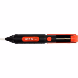 Yato YT-82743, Extracteur d'étain, Yato, Noir, Rouge, PTFE, Polyvinyl chloride (PVC), 1 pièce(s), 206 mm