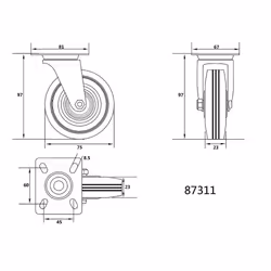 VOREL 87311 pièce et accessoire de dégorgeoir 1 pièce(s)
