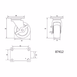 VOREL 87412 pièce et accessoire de dégorgeoir 1 pièce(s)
