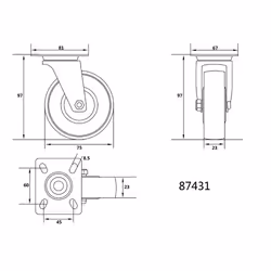 VOREL 87431 pièce et accessoire de dégorgeoir 1 pièce(s)