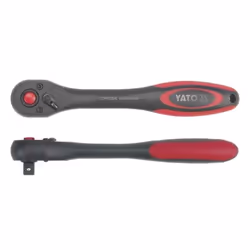 Yato YT-0290, Clé dynamométrique de type poutre, Mécanique, 1/4", Noir, Rouge, Plastique, 144 mm