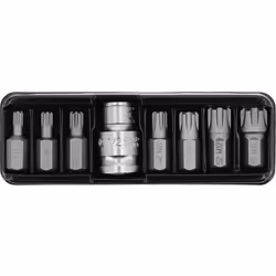 Yato YT-0418, 7 pièce(s), Ribe, 9.5 mm, M10, M12, M14, M5, M6, M7, M8, Acier, 25,4 / 2 mm (1 / 2")