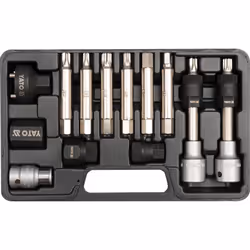 Yato YT-0421, 8 pièce(s), Hex (métrique), Torx, T50, T40, 8,10 mm, M8, Boîte