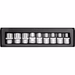 Yato YT-0521, Ensemble de douilles, 1/2", Impérial, 9 tête(s), 12.7 mm, 1/2"