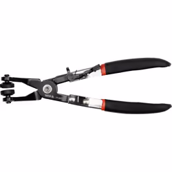 Yato YT-0651, Pince à bec effilé, 4 mm, 40 HRC, Acier au carbone, Noir, 215 mm