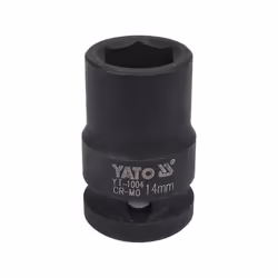 Yato YT-1004, Douille à choc, Noir, 1/2", Métrique, 14 mm, Chrome-molybdène