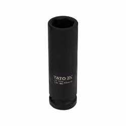 Yato YT-1036, Douille à choc, Noir, 1/2", Métrique, 16 mm, Chrome-molybdène