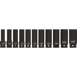 Yato YT-1054 Douille à choc Ensemble de douilles à choc Noir