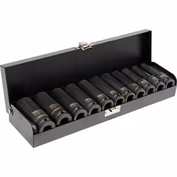 Yato YT-1054 Douille à choc Ensemble de douilles à choc Noir