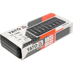 YATO Kit de douilles à impact 8 pcs Noir YT-1069