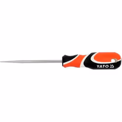 Yato YT-1374, Allène à gratter, Extrémité pointue, Polypropylène (PP), Vulcanisat thermoplastique (TPV), Noir, Rouge, 12 cm