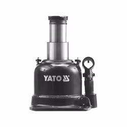 Yato YT-1713, Voiture, 10000 kg, Cric mécanique, 12,5 cm, 21,5 cm, Noir