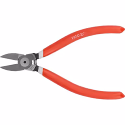 Yato YT-1951, Pinces coupantes diagonales, PVC, Rouge, 150 mm