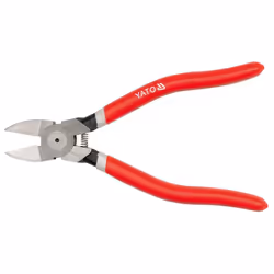 Yato YT-1952, Pinces coupantes diagonales, PVC, Rouge, 180 mm