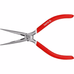 Yato YT-1956, Pince à long bec, 2,6 mm, 43 - 62, Sulfate de chondroïtine, PVC, Gris, Rouge