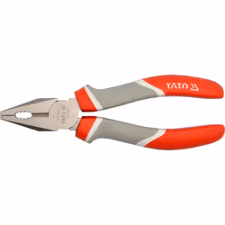 Yato YT-2007, Acier au carbone, Polypropylène (PP), Caoutchouc thermoplastique (TPR), Gris, Rouge, 180 mm