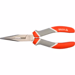 Yato YT-2018, Pince à long bec, Gris, Rouge, 200 mm, 267 g