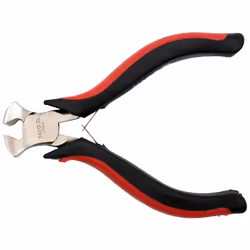 Yato YT-2082, Pinces coupantes, Acier au carbone, Polypropylène (PP), Caoutchouc thermoplastique (TPR), Noir, Rouge, 115 mm