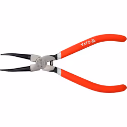 Yato YT-2137, Pince à anneau de retenue, PVC, Rouge, 180 mm