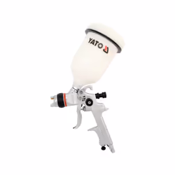 Yato YT-2341, Peinture, 0,6 L, 410 l/min, 2,5 m/s², 76 dB, Aluminium, Acier inoxydable