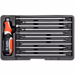 Tournevis 22 en 1, outils de rangement, 12 pièces Acier SVCM de haute qualité Poignée souple pour le confort detravail